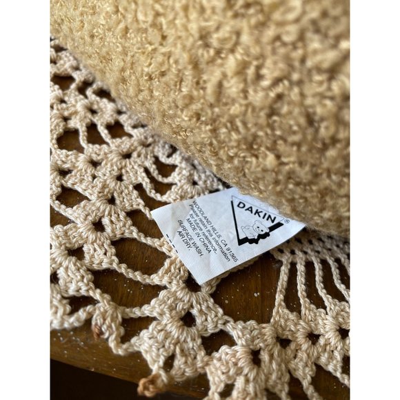 DAKIN TEDDY BEAR - NWT - Posable Head, Hands, Legs - 17" - Curly Hair/Plaid Bow - Picture 7 of 12